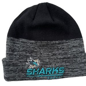 San Jose Sharks Hockey Team Souvenir Bag with goodies and beanie